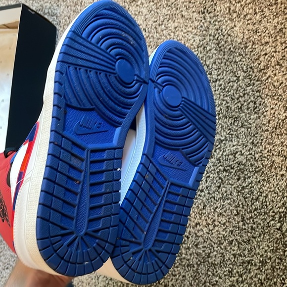 Jordan 1 Mid Multicolored Swoosh Size 11 - Picture 4 of 6